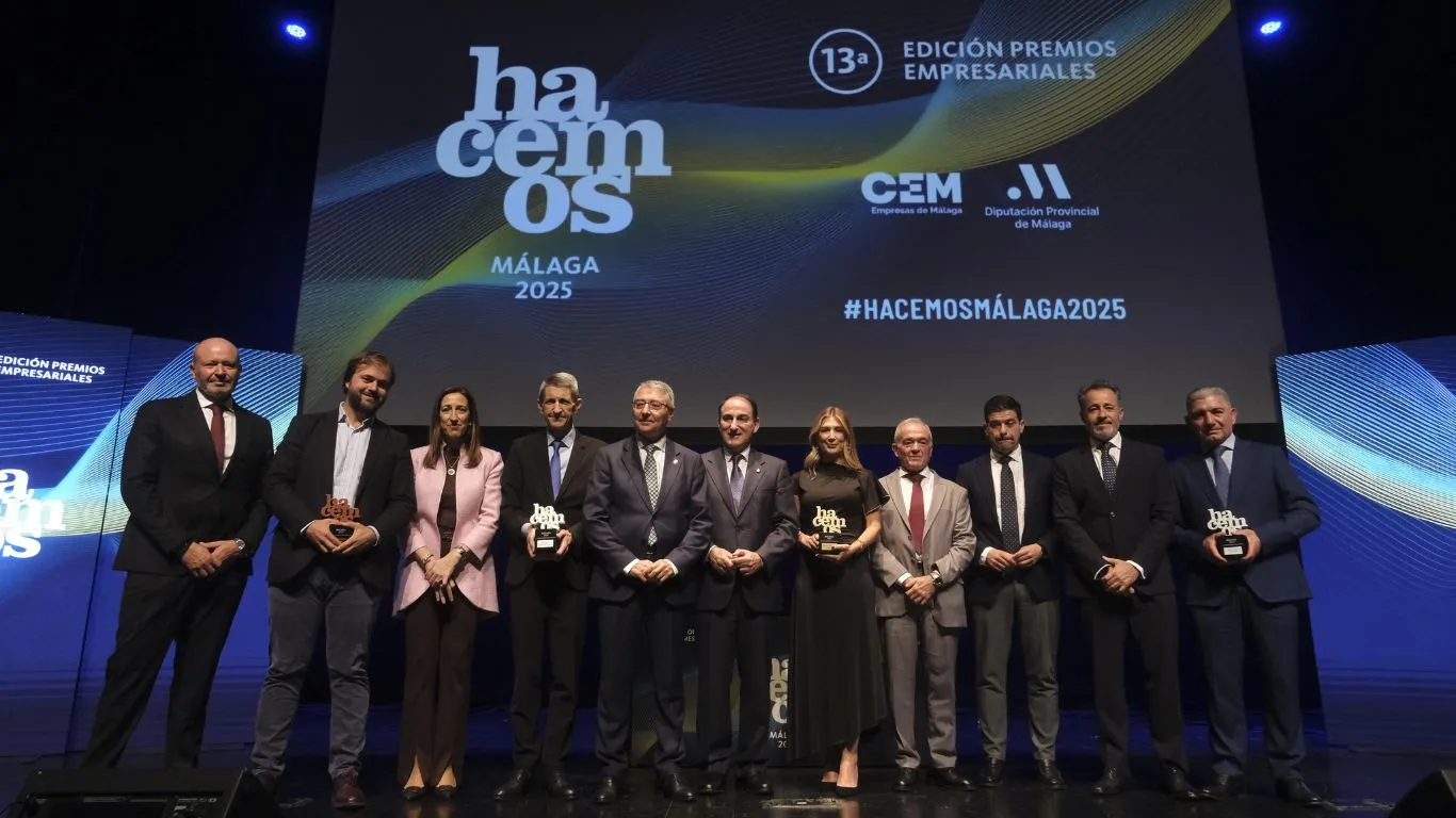 CEM y Diputación reconocen a Fundación Unicaja, Soho Boutique Hotels, Grupo ORP y Primor en los Premios Hacemos Málaga 2025