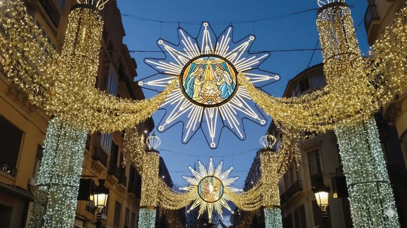 Málaga en Navidad