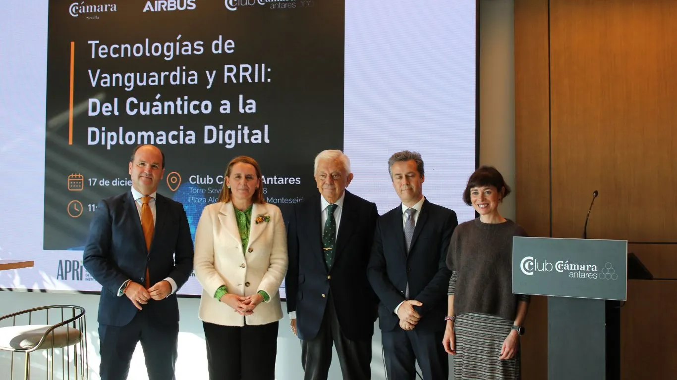 La Cámara de Sevilla y Airbus analizan el impacto de las tecnologías de vanguardia en las relaciones institucionales y el sector aeroespacial