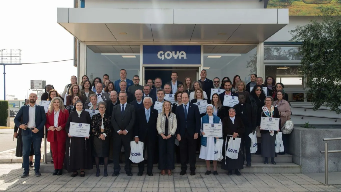 Goya España dona más de 11.500 litros de aceite de oliva virgen extra a entidades sociales de Sevilla y Alcalá de Guadaíra