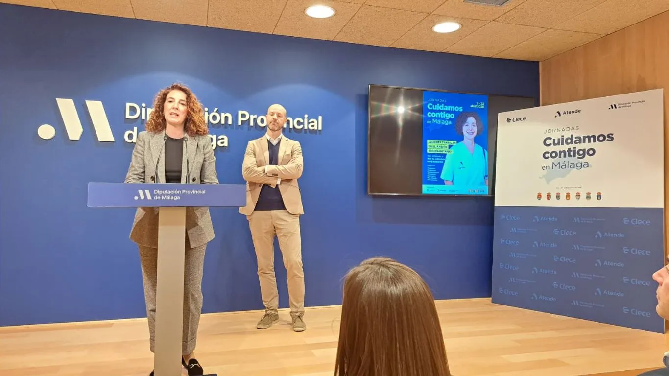 Diputación de Málaga lanza ‘Cuidamos contigo’: jornadas de empleo en el sector sociosanitario del 9 al 23 de abril