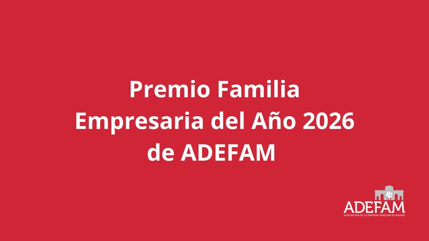 Familia Montoro Alemán – Grupo Gmp, galardonada con el Premio Familia Empresaria del Año 2026 de ADEFAM