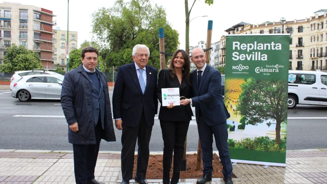 Ayuntamiento y Fundación Cámara reconocen a Grupo Martín Casillas y Grupo Integra por su aportación a Replanta Sevilla