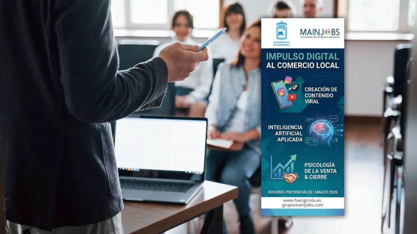 Fuengirola impulsa un curso para comerciantes sobre contenido viral e inteligencia artificial aplicada a ventas