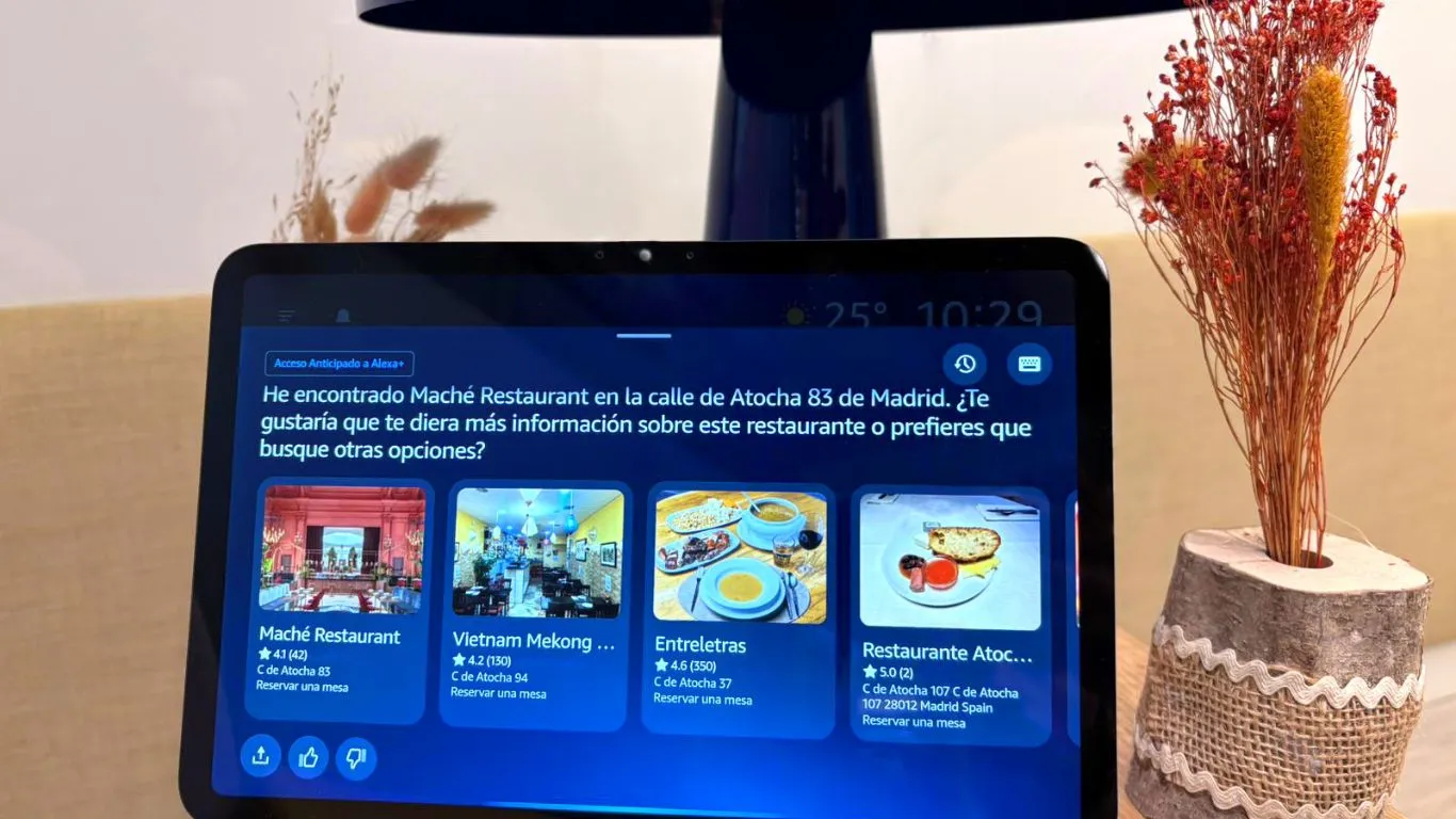 TheFork ya está disponible en Alexa+ para reservar restaurantes con una experiencia más conversacional