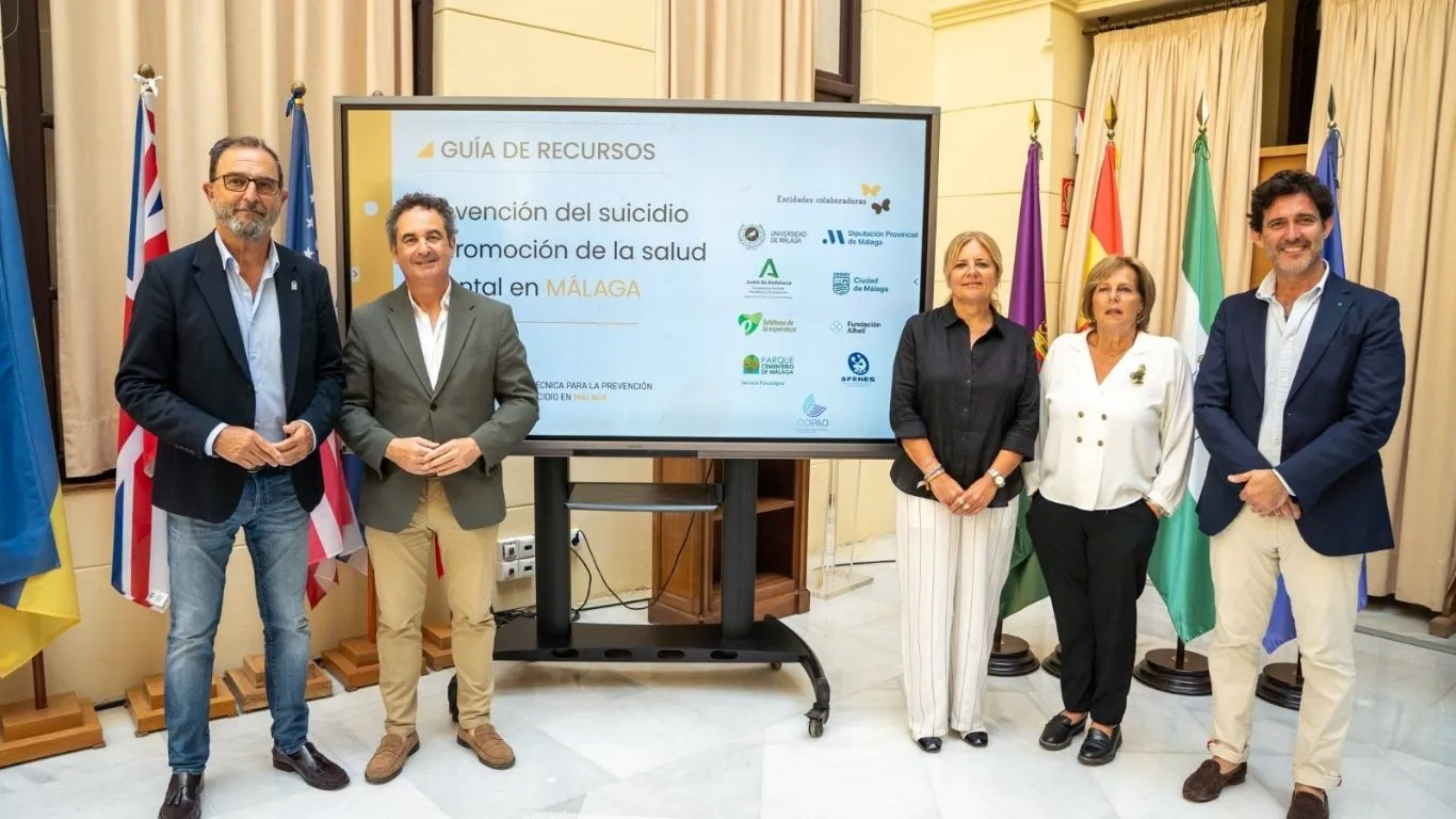 Málaga edita una guía con recursos para la prevención del suicidio y la promoción de la salud mental