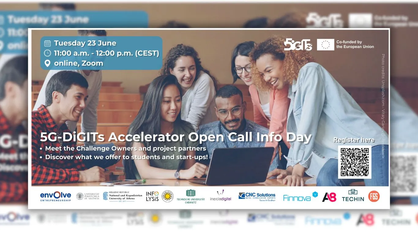 5G-DIGITS busca startups y pymes españolas para impulsar soluciones digitales en el mercado europeo