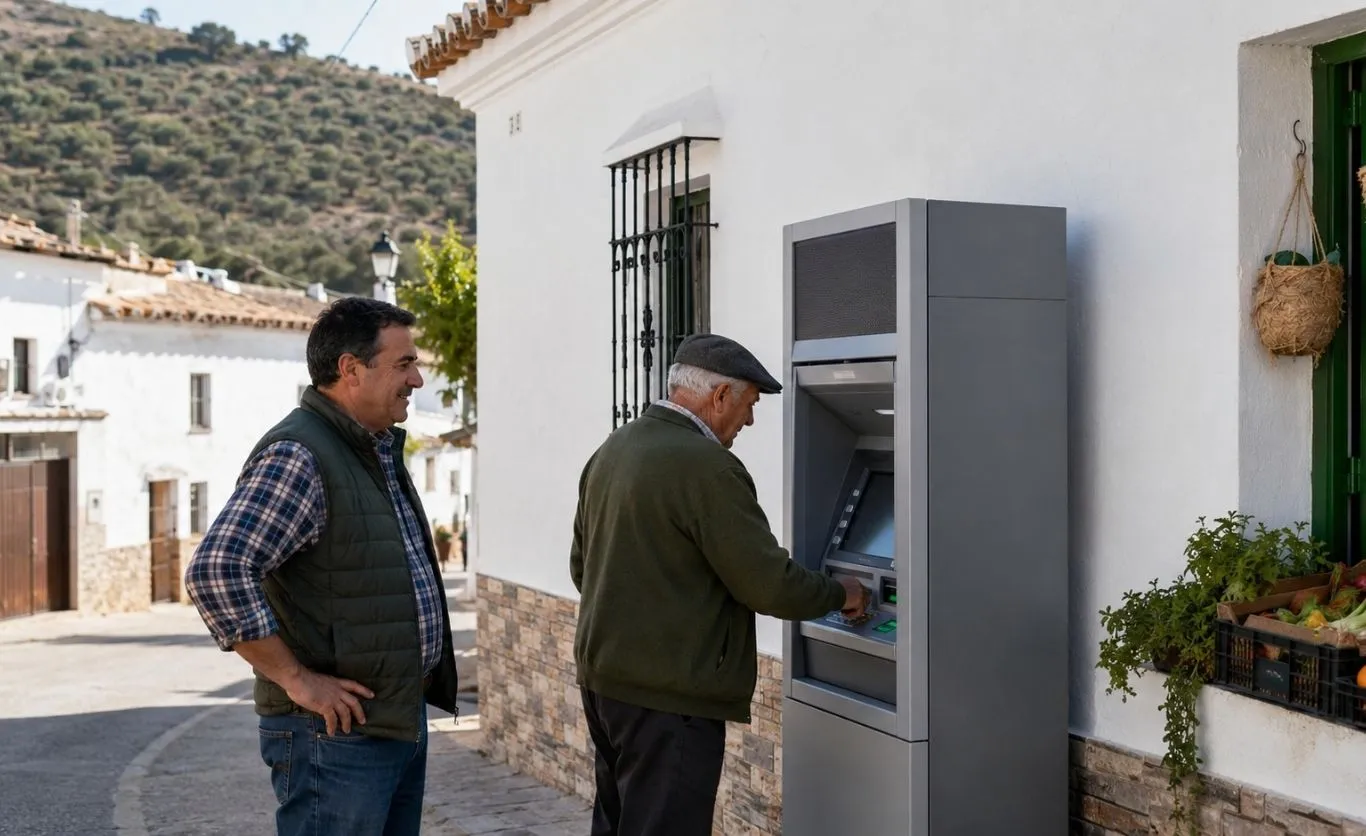 Ayudas para cajeros automáticos en Andalucía: 300.000 euros para núcleos sin servicios bancarios
