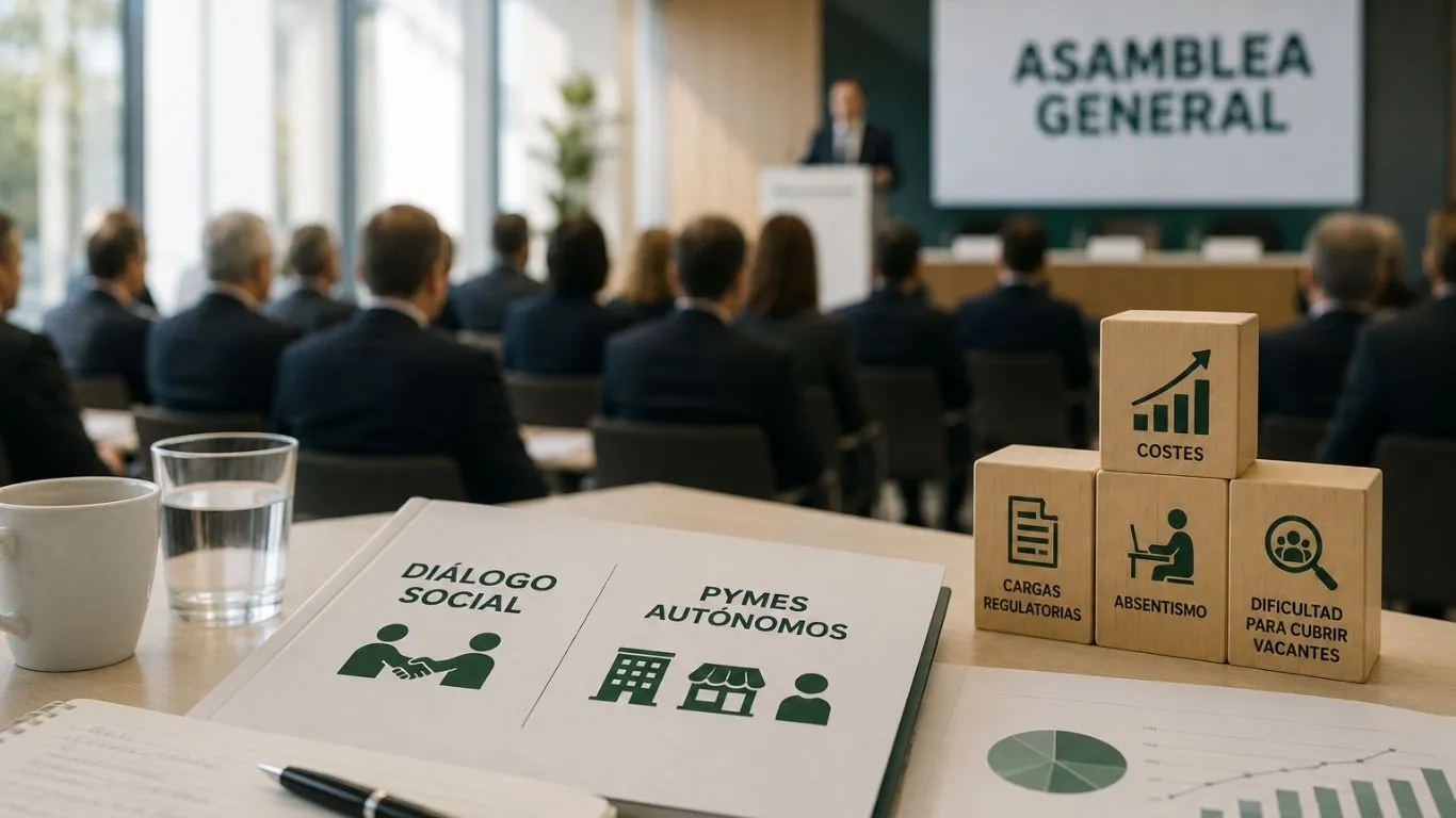CEPYME defiende el diálogo social y alerta del impacto de costes y cargas regulatorias en las pymes