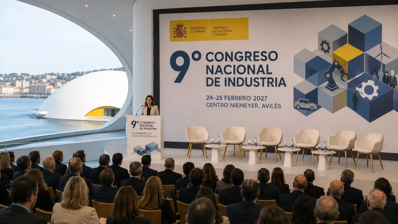 El Congreso Nacional de Industria 2027 se celebrará en Avilés los días 24 y 25 de febrero