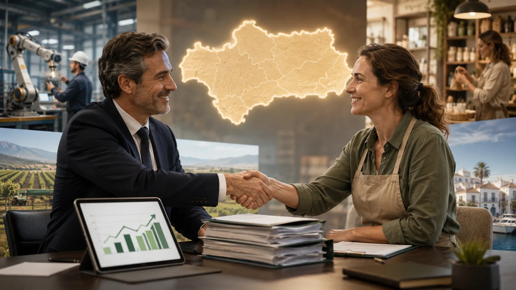 CaixaBank y Garántia elevan a 450 millones la financiación para pymes y autónomos andaluces