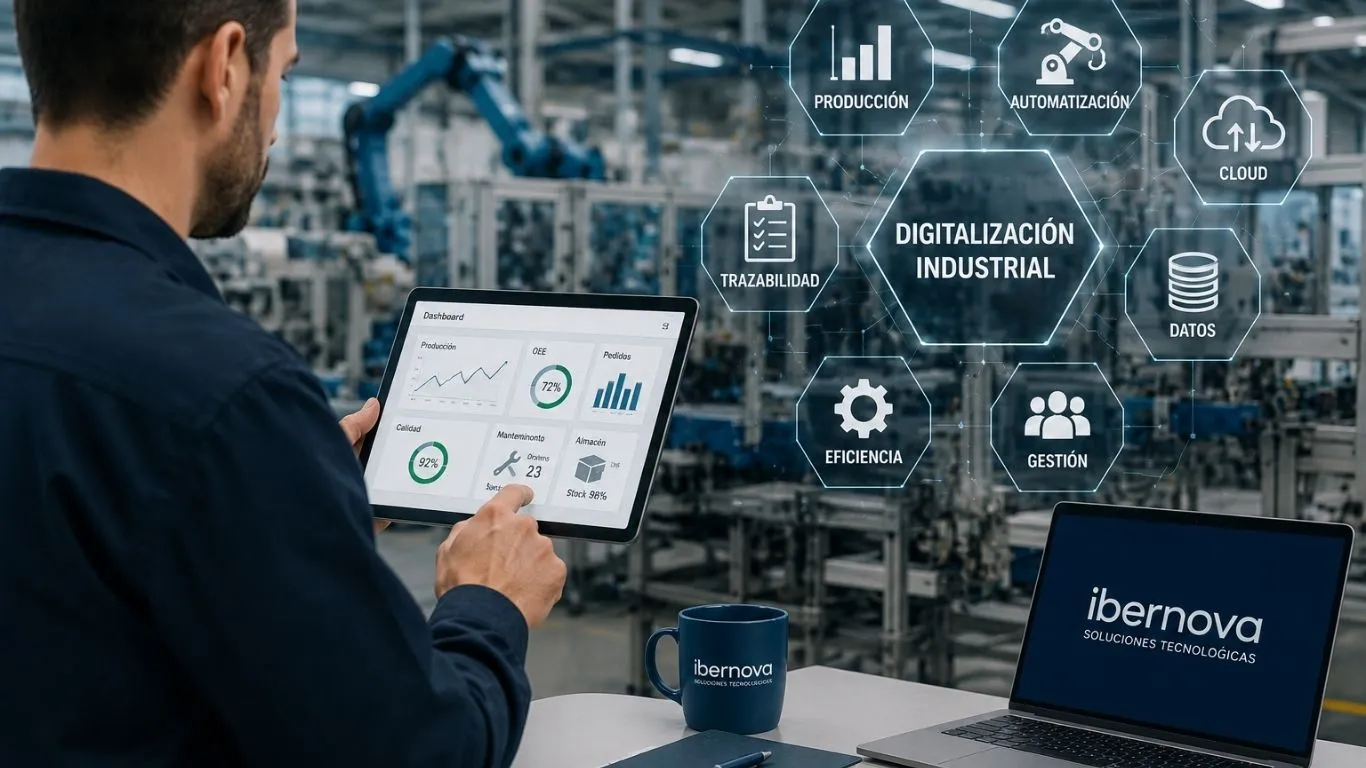 Ibernova IMPULSA reserva hasta 650.000 euros para digitalizar pequeñas industrias