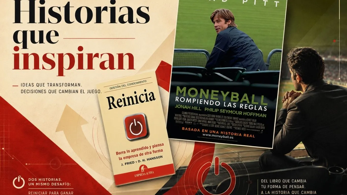 Moneyball y Reinicia para pensar mejor la empresa