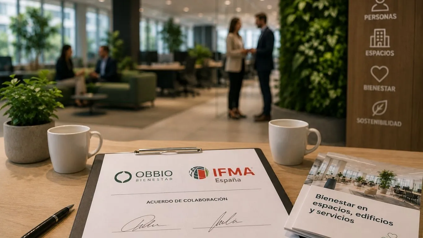 OBBIO Bienestar e IFMA España colaborarán para incorporar el bienestar al Facility Management