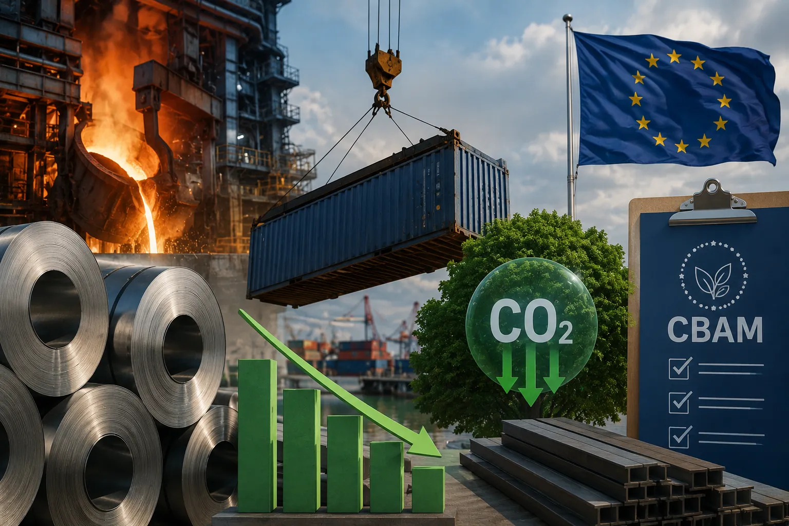 CBAM 2026: la siderurgia alerta del coste del CO2 y la presión de las importaciones
