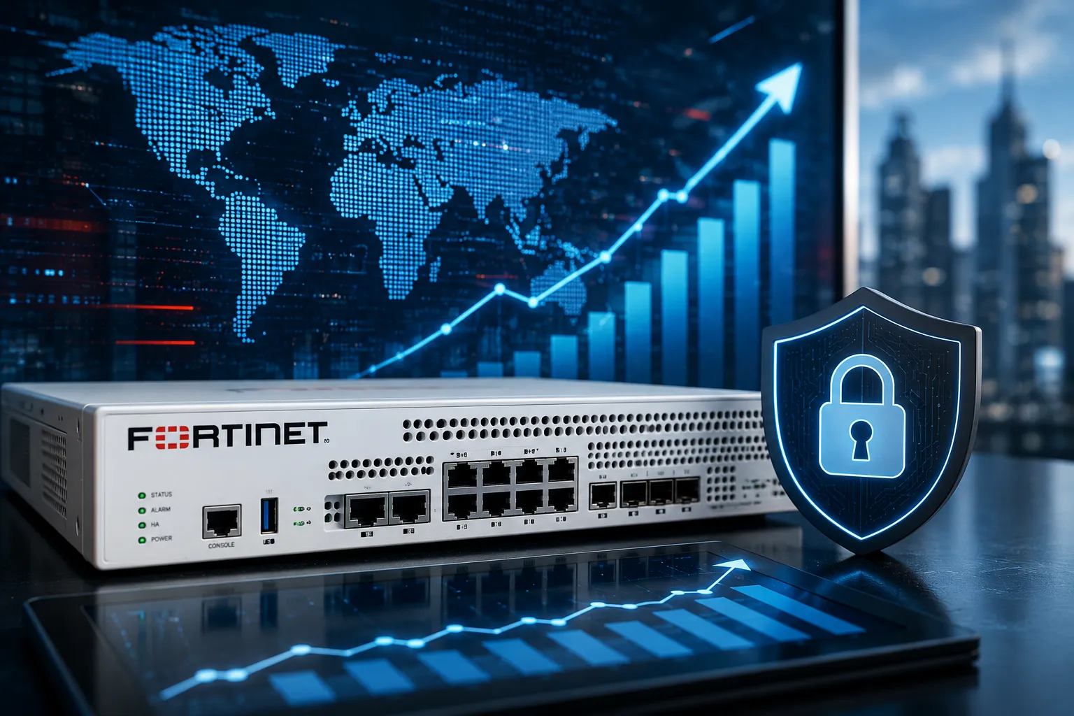 Resultados Fortinet segundo trimestre 2026: ingresos de 2.050 millones, un 26 % más
